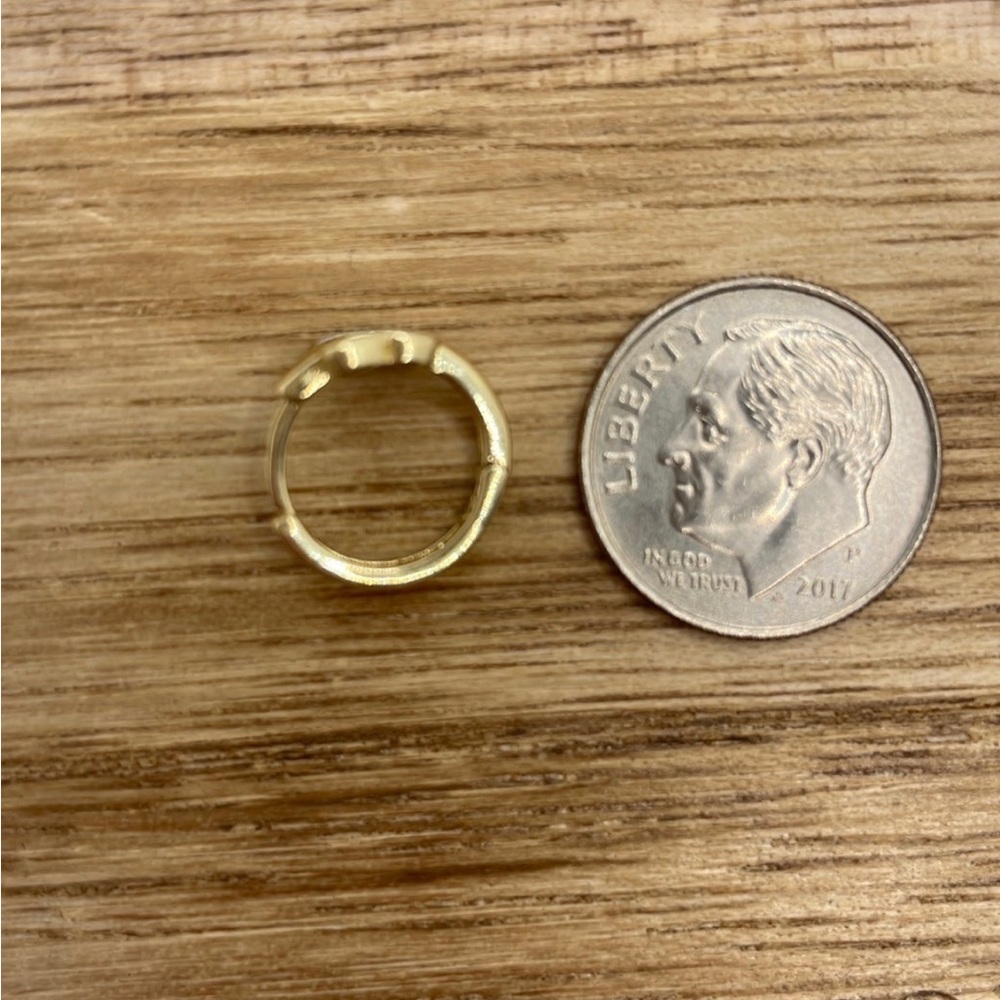 14K Gold Butterfly  Huggie Earrings - Picture 3 of 5